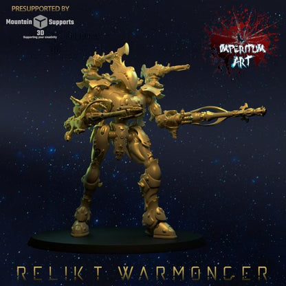 Relikt Warmonger Titan | Grimdark Compatible | Tabletop | Minifigure | Wargaming | Tabletop | Minifigure