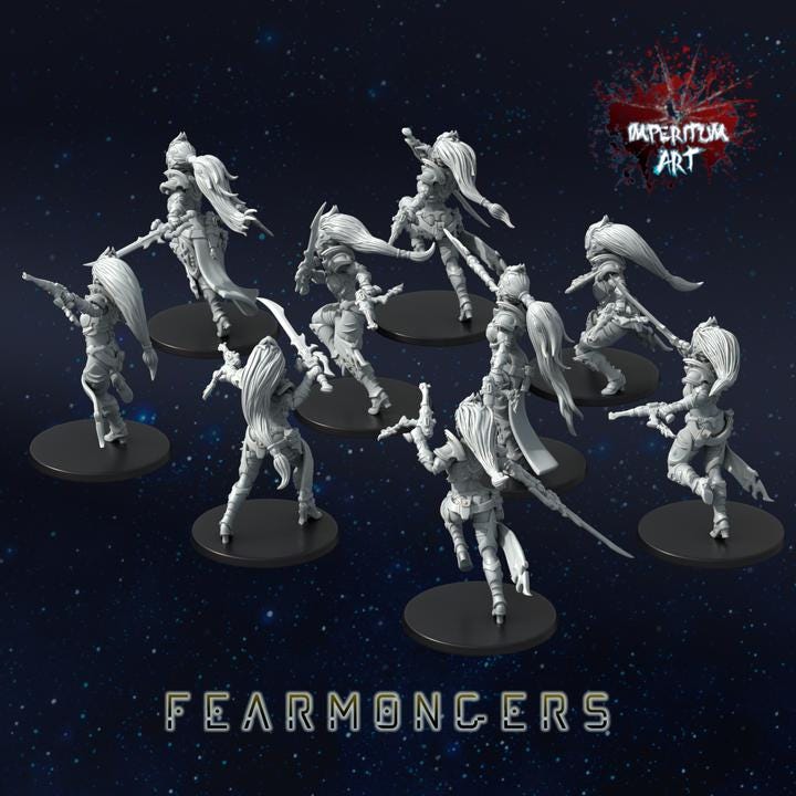 Fearmongers | Grimdark Compatible | Tabletop | Minifigure | Wargaming | Tabletop | Minifigure