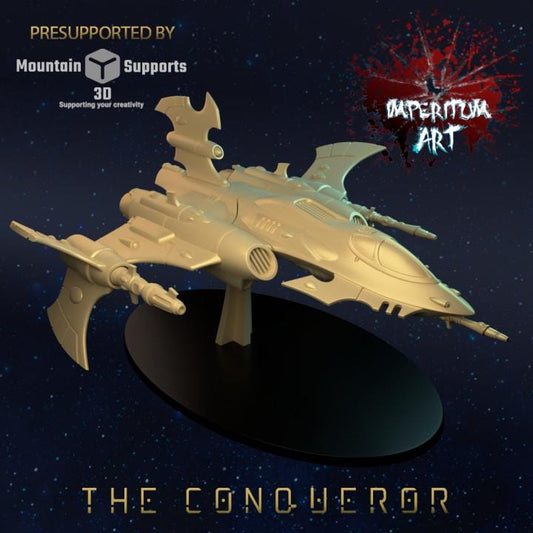 Space Elves - Relikt Conqueror | Imperitum Art | Wargaming | Tabletop | Minifigure |28mm scale| 32mm scale | Grimdark compatible