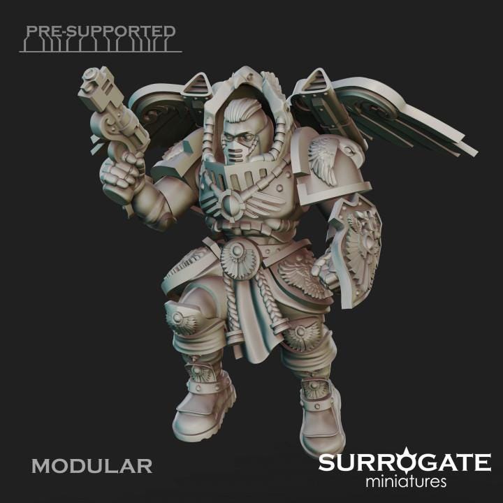 Praetorian Alatus Squad | Surrogate Miniatures | Wargaming | Tabletop | Minifigure |28mm scale| 32mm scale | Grimdark compatible