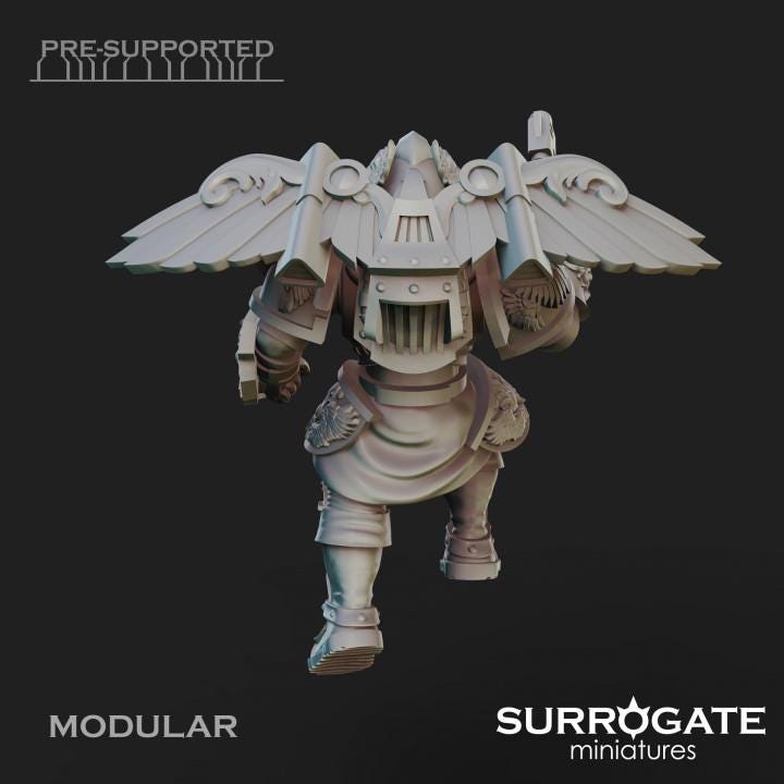 Praetorian Alatus Squad | Surrogate Miniatures | Wargaming | Tabletop | Minifigure |28mm scale| 32mm scale | Grimdark compatible