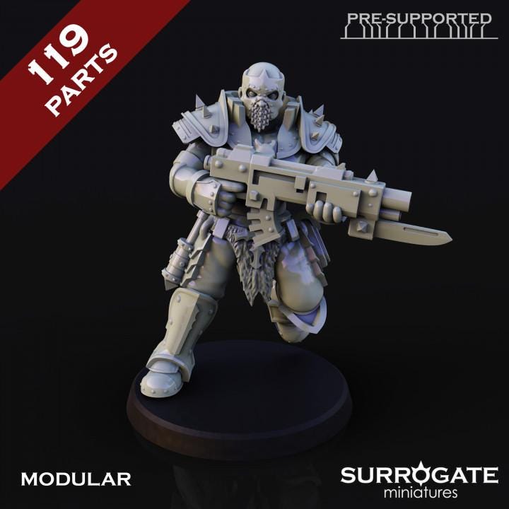 Midnight Cult of the Dark Hour | Surrogate Miniatures | Wargaming | Tabletop | Minifigure |28mm scale| 32mm scale | Grimdark compatible