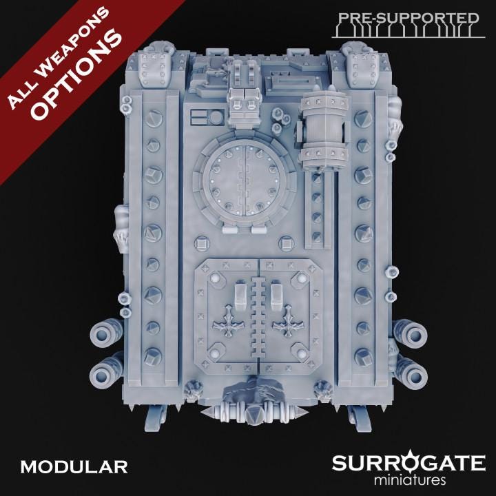 Midnight Hearse | Surrogate Miniatures | Wargaming | Tabletop | Minifigure |28mm scale| 32mm scale | Grimdark compatible