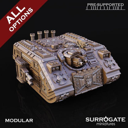 Silver Paladins Belier | Surrogate Miniatures | Wargaming | Tabletop | Minifigure |28mm scale| 32mm scale | Grimdark compatible