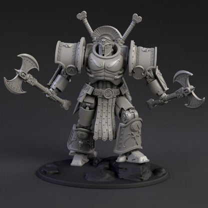 DeamonSlayer-Spartan Heavy Armour | Tabletop | Minifigure | Wargaming | Tabletop | Minifigure | Grimdark compatible