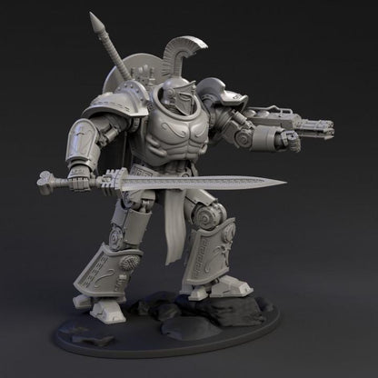 DeamonSlayer-Spartan Heavy Armour | Tabletop | Minifigure | Wargaming | Tabletop | Minifigure | Grimdark compatible