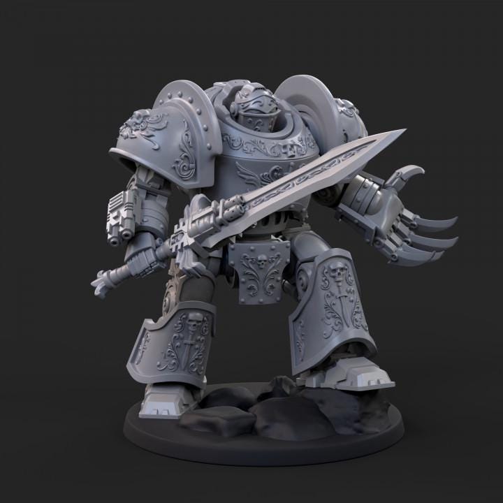 Eternus Guardian Armor | Tabletop | Minifigure | Wargaming | Tabletop | Minifigure | Grimdark compatible