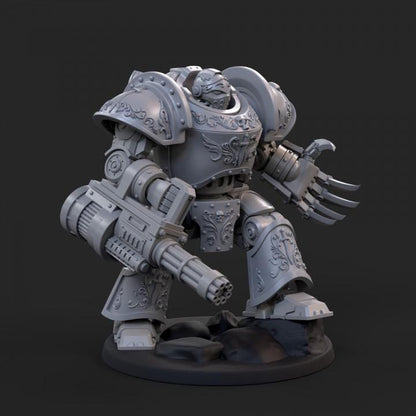 Eternus Guardian Armor | Tabletop | Minifigure | Wargaming | Tabletop | Minifigure | Grimdark compatible