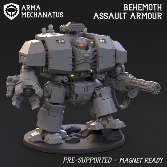 Behemoth Assault Armour | Tabletop | Minifigure | Wargaming | Tabletop | Minifigure | Grimdark compatible