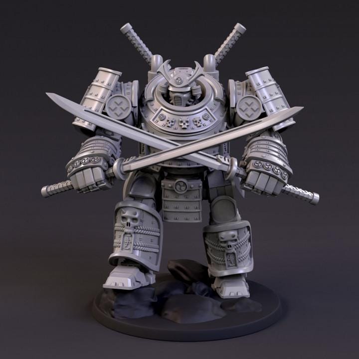 Eternus Samurai Armor | Tabletop | Minifigure | Wargaming | Tabletop | Minifigure | Grimdark compatible