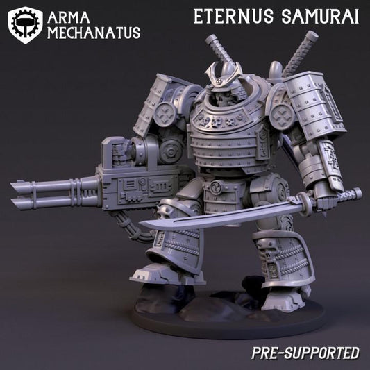 Eternus Samurai Armor | Tabletop | Minifigure | Wargaming | Tabletop | Minifigure | Grimdark compatible