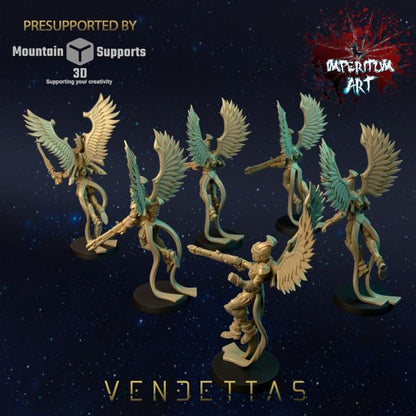 Space Elves Relikt Vendettas | Grimdark Compatible | Tabletop | Minifigure | Wargaming | Tabletop | Minifigure