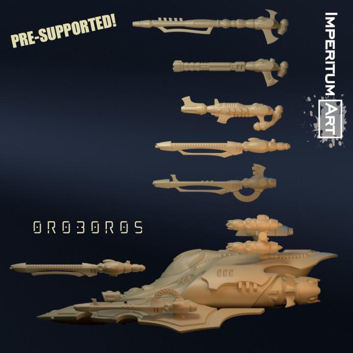 Space Elves - Relikt Oroboros Tank | Grimdark Compatible | Tabletop | Minifigure | Wargaming | Tabletop | Minifigure