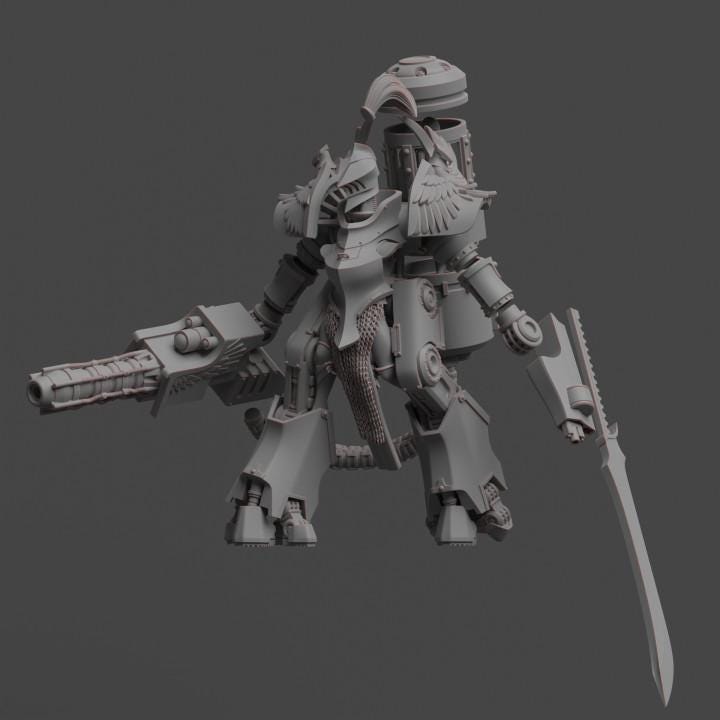 Ancillae Exo Frame | Minifigure | Wargaming | Tabletop | Minifigure | 28mm scale | 32mm scale