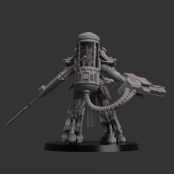 Ancillae Exo Frame | Minifigure | Wargaming | Tabletop | Minifigure | 28mm scale | 32mm scale