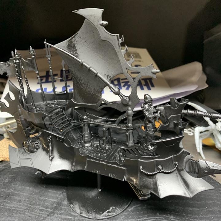 Dark Elves - The Dark Ark| Imperitum Art | Wargaming | Tabletop | Minifigure |28mm scale| 32mm scale | Grimdark compatible