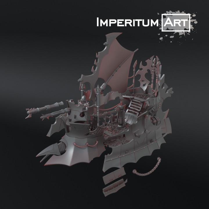 Dark Elves - The Dark Ark| Imperitum Art | Wargaming | Tabletop | Minifigure |28mm scale| 32mm scale | Grimdark compatible