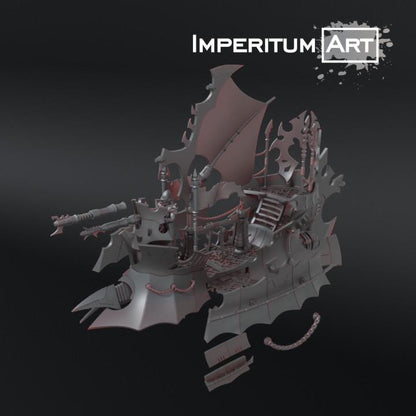 Dark Elves - The Dark Ark| Imperitum Art | Wargaming | Tabletop | Minifigure |28mm scale| 32mm scale | Grimdark compatible