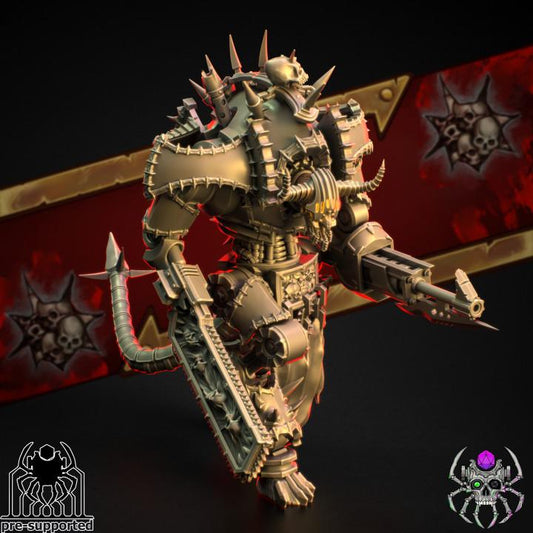 The Bloody Skulls Butcher | EightLegs Miniatures | Minifigure | Wargaming | Tabletop | 28mm scale | 32mm scale | Grimdark compatible