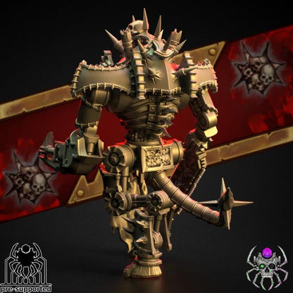 The Bloody Skulls Butcher | EightLegs Miniatures | Minifigure | Wargaming | Tabletop | 28mm scale | 32mm scale | Grimdark compatible