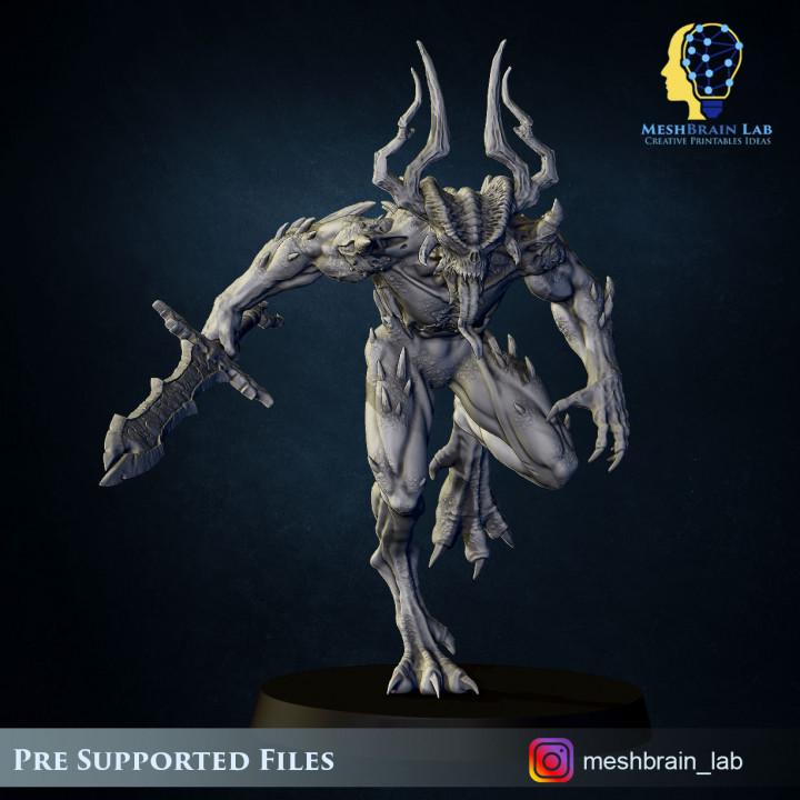 Chaos Wrap Demons Squad | Meshbrain Lab | Wargaming | Tabletop | Minifigure | 28mm scale | 32mm scale | Grimdark compatible