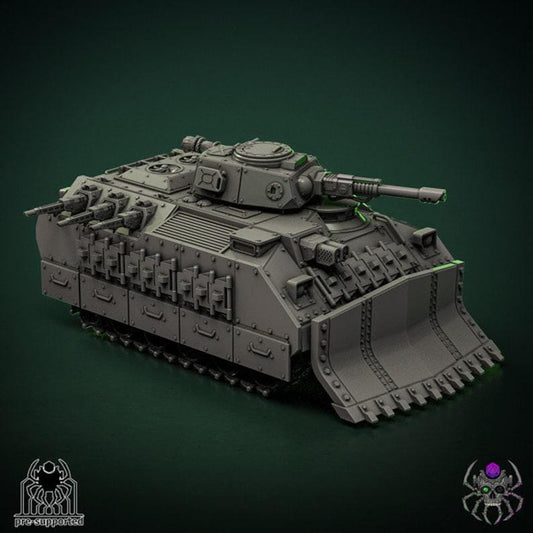 Minotaur infantry support vehicle | EightLegs Miniatures | Wargaming | Tabletop | Minifigure |28mm scale| 32mm scale | Grimdark compatible