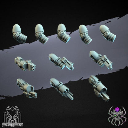 Demon Hunters Battle Squad | EightLegsMiniatures | Wargaming | Tabletop | Minifigure |28mm scale| 32mm scale | Grimdark compatible