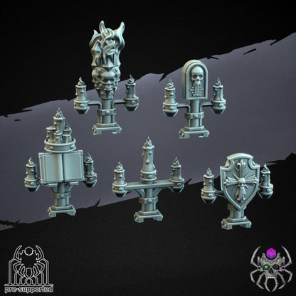 Demon Hunters Battle Squad | EightLegsMiniatures | Wargaming | Tabletop | Minifigure |28mm scale| 32mm scale | Grimdark compatible