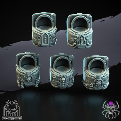 Demon Hunters Battle Squad | EightLegsMiniatures | Wargaming | Tabletop | Minifigure |28mm scale| 32mm scale | Grimdark compatible