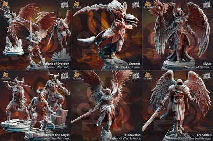 Devil and Divine: Full Board and Tabletop game | DM Stash | Tabletop Games 28 - 32 mm | Dungeons and Dragons | D&D | Wargame | Fantasy