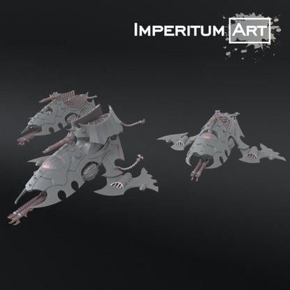 Dark Elves - Combat flyers| Imperitum Art | Wargaming | Tabletop | Minifigure |28mm scale| 32mm scale | Grimdark compatible