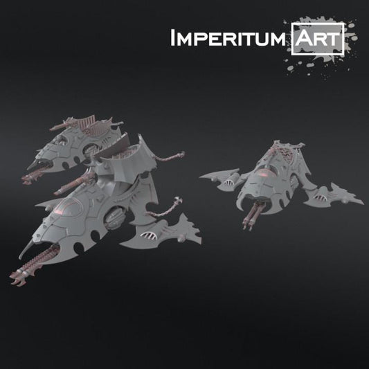 Dark Elves - Combat flyers| Imperitum Art | Wargaming | Tabletop | Minifigure |28mm scale| 32mm scale | Grimdark compatible