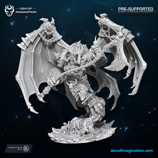 Chaos - Abyssal Lord | Den of Imagination | Minifigure | Wargaming | Tabletop | Grimdark compatible | One Page Rules compatible