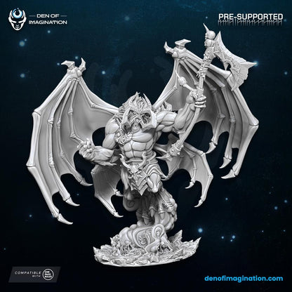 Chaos - Abyssal Lord | Den of Imagination | Minifigure | Wargaming | Tabletop | Grimdark compatible | One Page Rules compatible