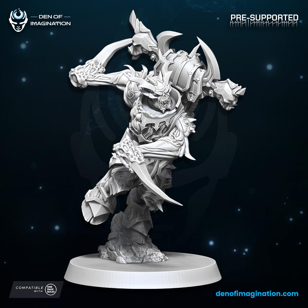 Chaos - Haunted Gladiators | Den of Imagination | Minifigure | Wargaming | Tabletop | Grimdark compatible | One Page Rules compatible