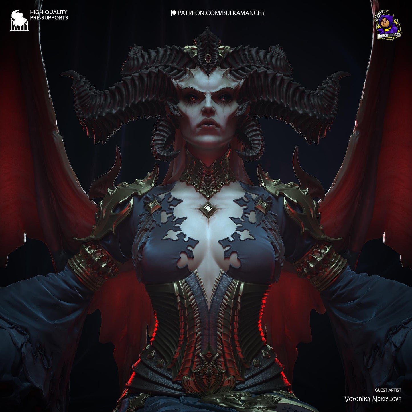 Mother of Demons | Tabletop Games 28 - 32 mm | Dungeons and Dragons | D&D | RPG | Diorama