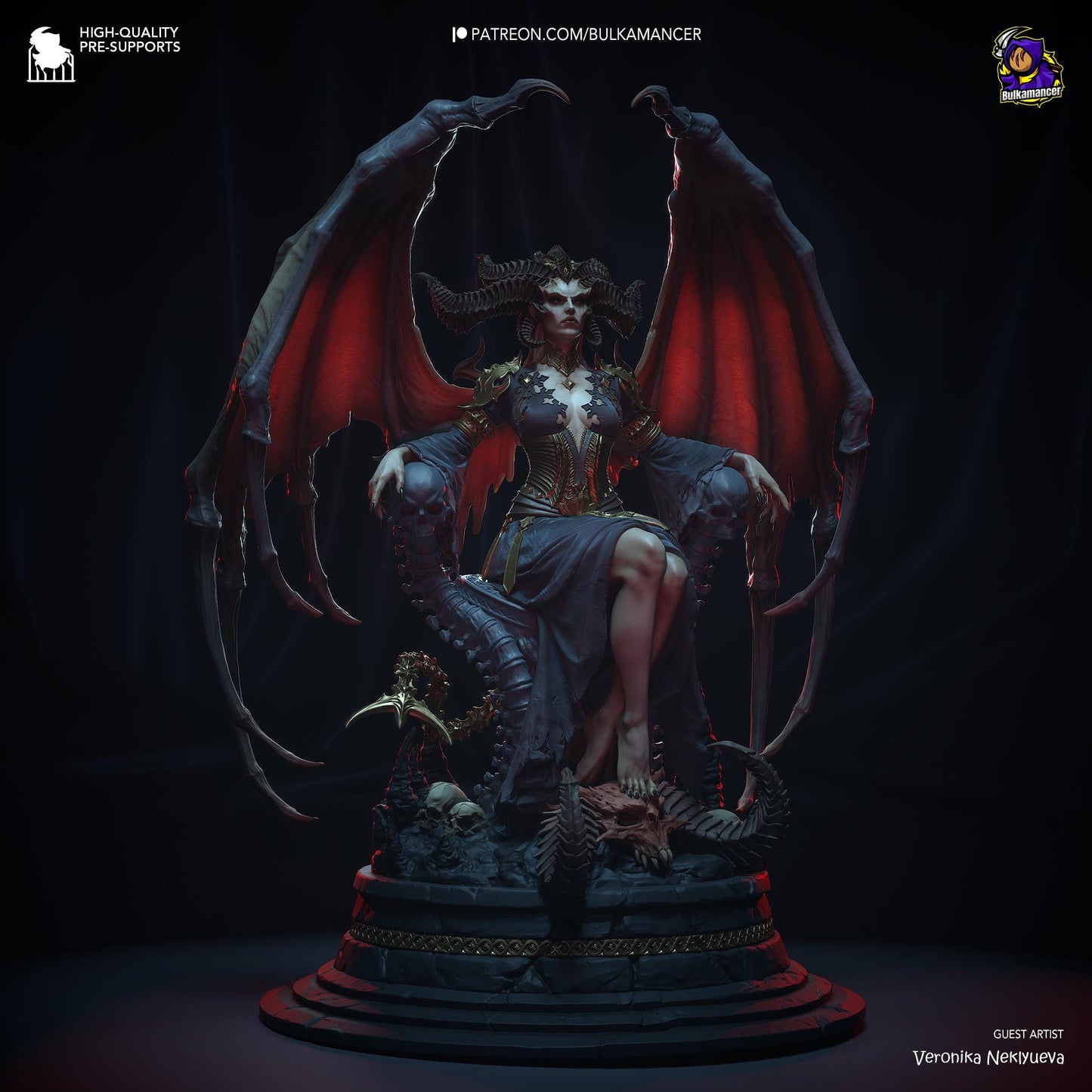 Mother of Demons | Tabletop Games 28 - 32 mm | Dungeons and Dragons | D&D | RPG | Diorama