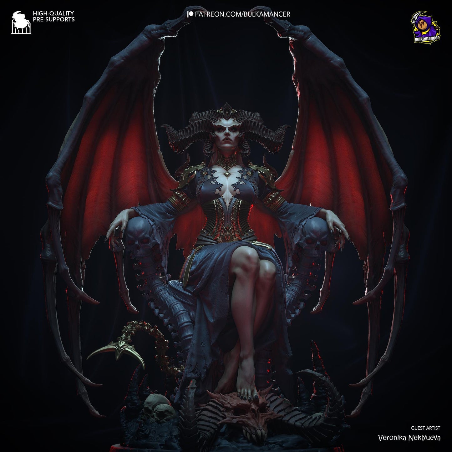 Mother of Demons | Tabletop Games 28 - 32 mm | Dungeons and Dragons | D&D | RPG | Diorama