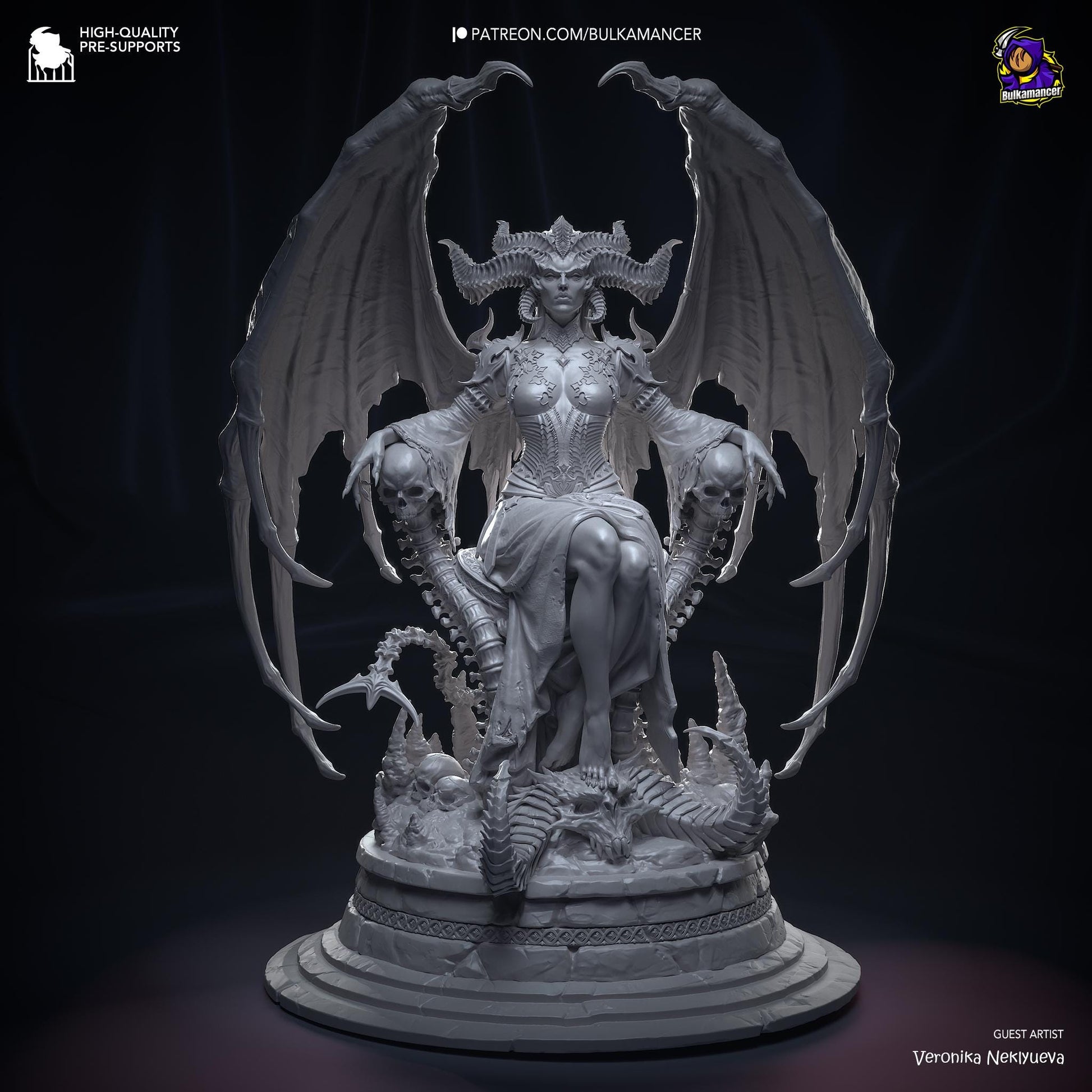 Mother of Demons | Tabletop Games 28 - 32 mm | Dungeons and Dragons | D&D | RPG | Diorama