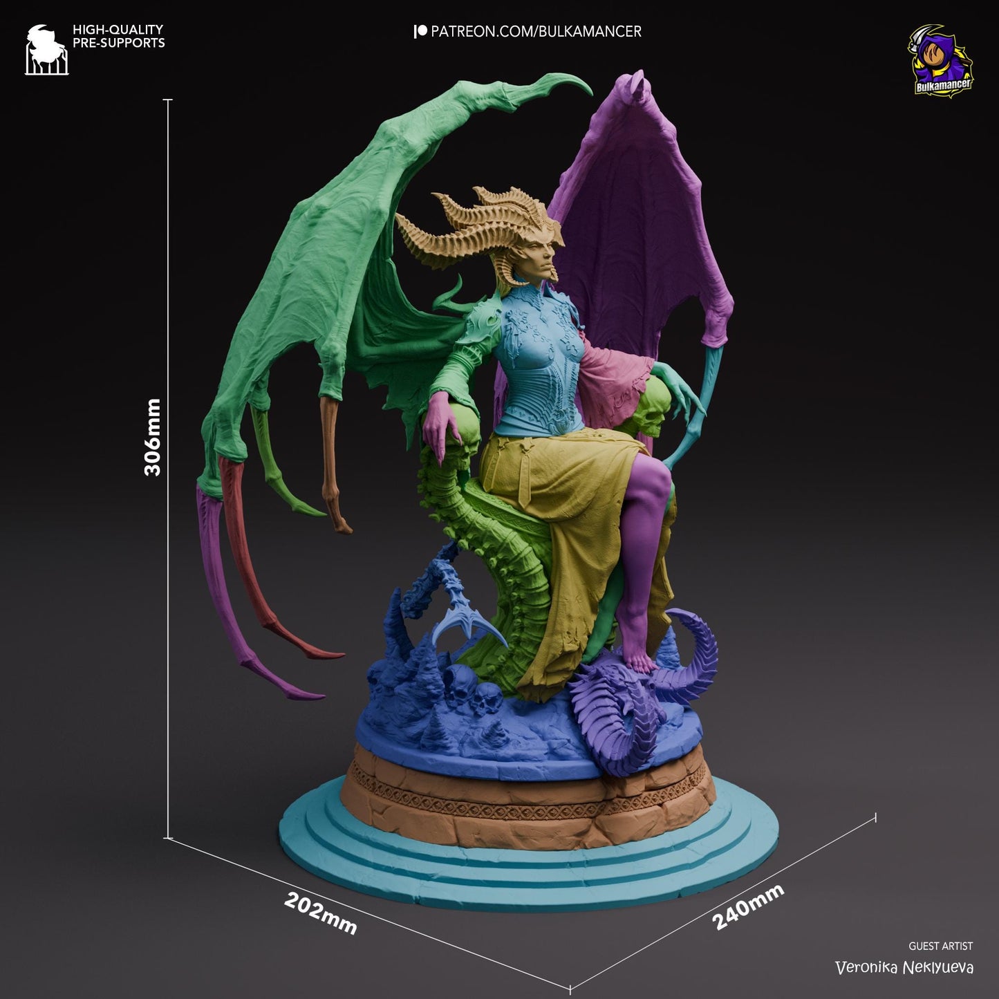 Mother of Demons | Tabletop Games 28 - 32 mm | Dungeons and Dragons | D&D | RPG | Diorama