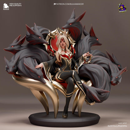 Legendary Kitsune | Fantasy | Statue | D&D | RPG | Diorama