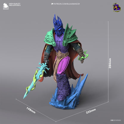 Prince Arthas | Tabletop Games 28 - 32 mm | Dungeons and Dragons | D&D | RPG | Diorama