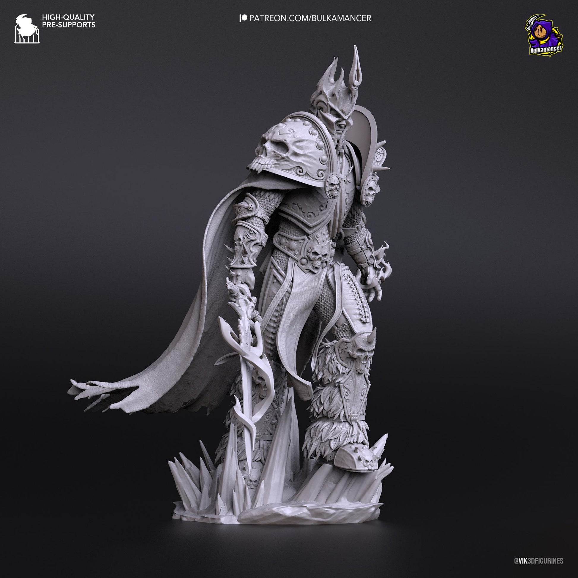 Prince Arthas | Tabletop Games 28 - 32 mm | Dungeons and Dragons | D&D | RPG | Diorama