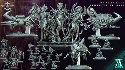 Archvillain Games : Empire of Stars - Timeless Trinity | D&D | Wargame | RPG | One Page Rules compatible