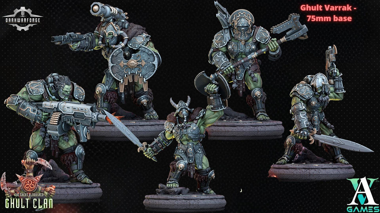 Archvillain Games : The Great Bloodshed - Ghult Clan | D&D | Wargame | RPG | One Page Rules compatible