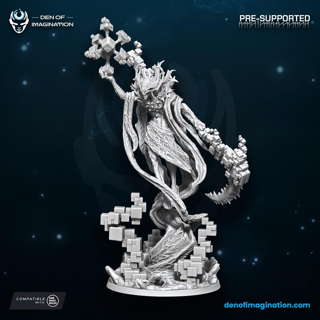 Demons - Void Avatar | Den of Imagination | Minifigure | Wargaming | Tabletop | Grimdark compatible | One Page Rules compatible