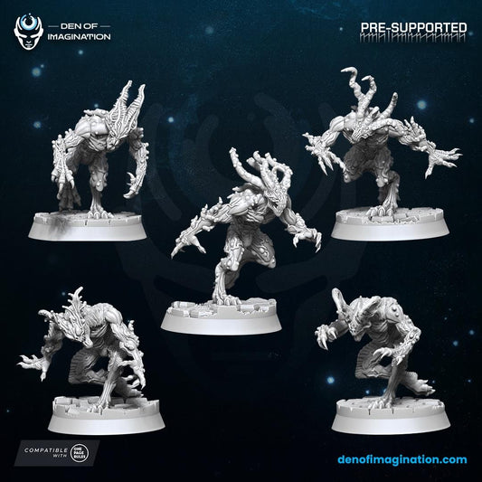 Demons - Void Crawlers | Den of Imagination | Minifigure | Wargaming | Tabletop | Grimdark compatible | One Page Rules compatible