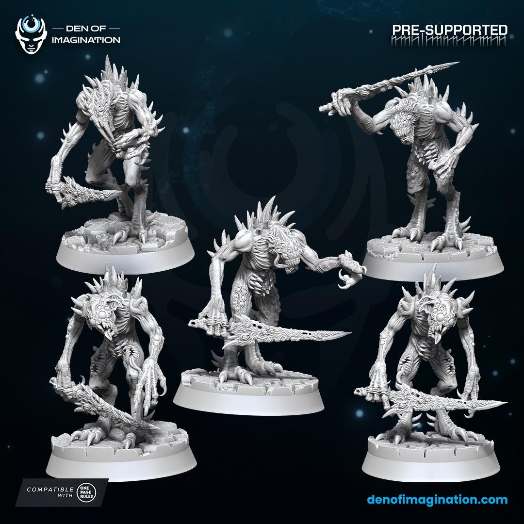 Demons - Void Avatar | Den of Imagination | Minifigure | Wargaming | Tabletop | Grimdark compatible | One Page Rules compatible