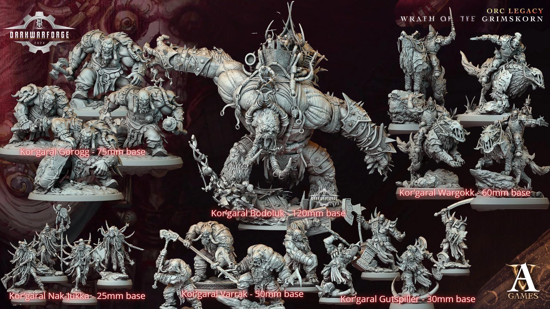 Archvillain Games : Orc Legacy - Wrath of the Grimskorn | D&D | Wargame | RPG | One Page Rules compatible