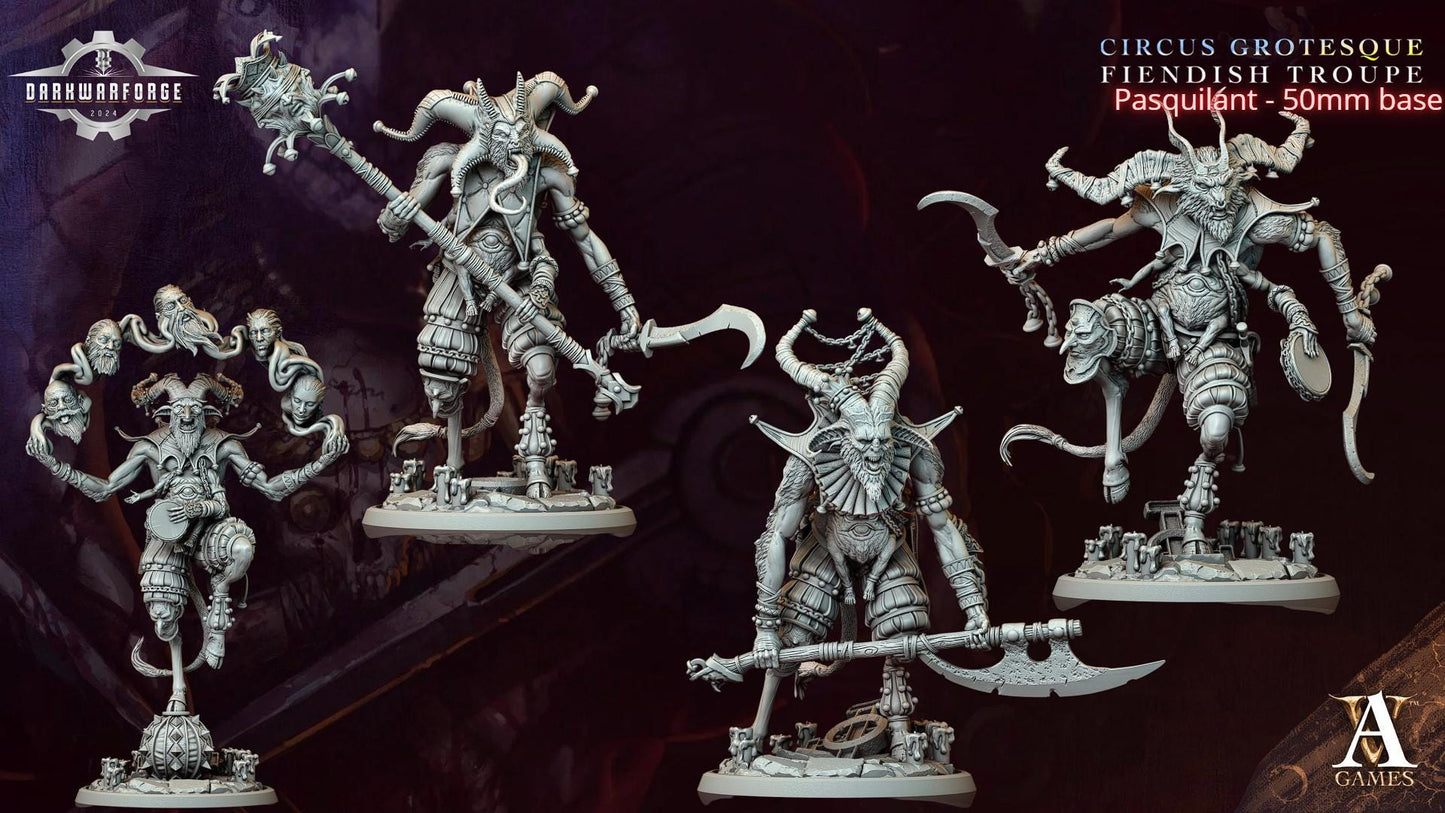 Archvillain Games : Circus Grotesque - Fiendish Troupe | D&D | Wargame | RPG | One Page Rules compatible